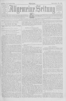 Allgemeine Zeitung Freitag 16. November 1906