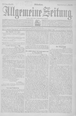 Allgemeine Zeitung Sonntag 1. März 1908