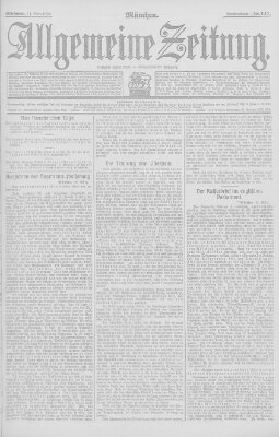 Allgemeine Zeitung Mittwoch 11. März 1908