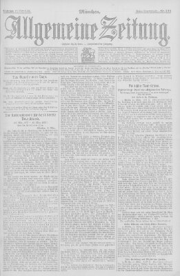 Allgemeine Zeitung Montag 16. März 1908