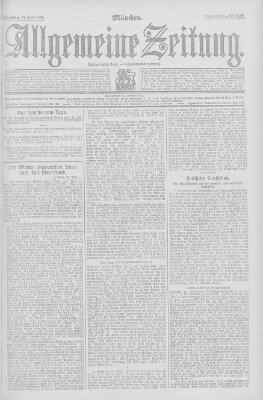 Allgemeine Zeitung Dienstag 24. März 1908