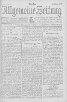 Allgemeine Zeitung Mittwoch 25. März 1908