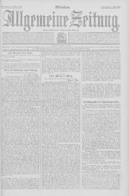 Allgemeine Zeitung Dienstag 31. März 1908