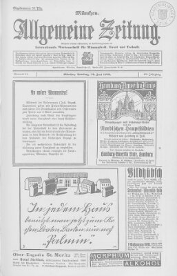 Allgemeine Zeitung Samstag 12. Juni 1909