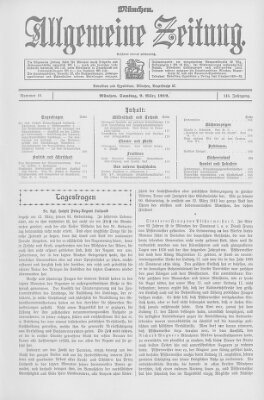 Allgemeine Zeitung Samstag 9. März 1912