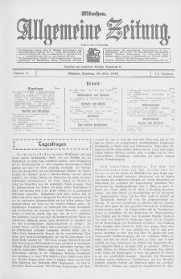 Allgemeine Zeitung Samstag 30. März 1912