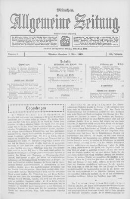 Allgemeine Zeitung Samstag 1. März 1913