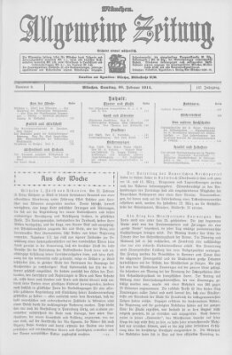 Allgemeine Zeitung Samstag 28. Februar 1914