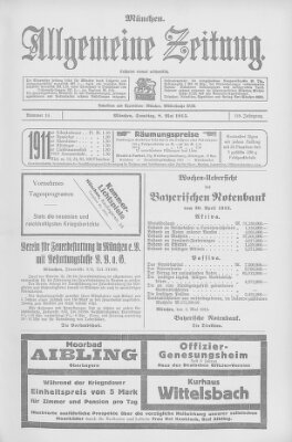 Allgemeine Zeitung Samstag 8. Mai 1915