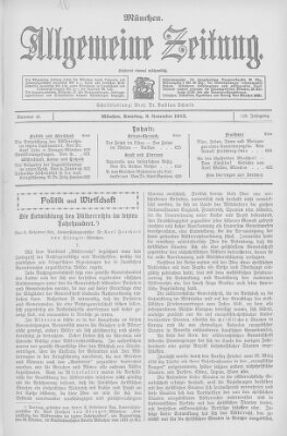 Allgemeine Zeitung Samstag 6. November 1915