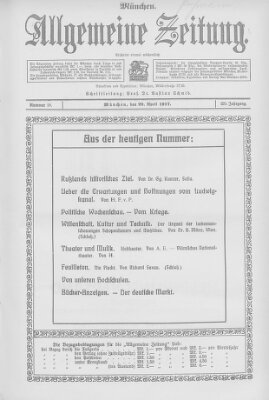 Allgemeine Zeitung Sonntag 29. April 1917