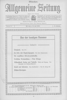 Allgemeine Zeitung Sonntag 15. Juli 1917