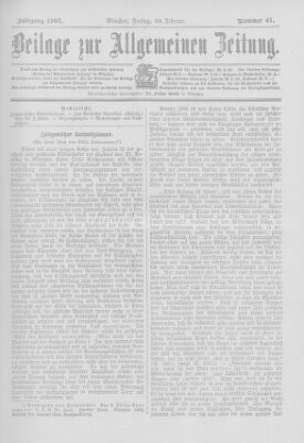 Allgemeine Zeitung Freitag 20. Februar 1903