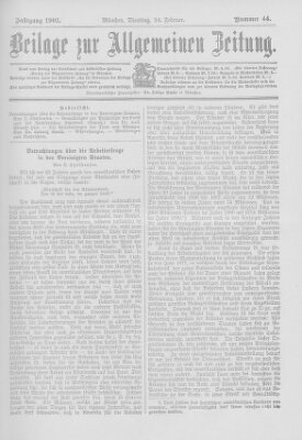 Allgemeine Zeitung Dienstag 24. Februar 1903