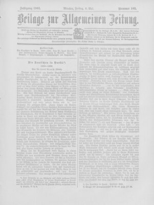 Allgemeine Zeitung Freitag 8. Mai 1903