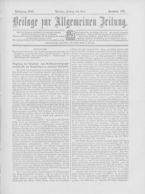 Allgemeine Zeitung Freitag 29. Mai 1903