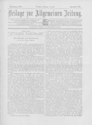 Allgemeine Zeitung Montag 8. Juni 1903