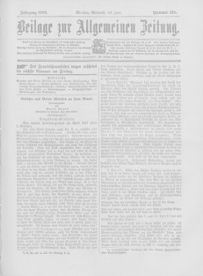 Allgemeine Zeitung Mittwoch 10. Juni 1903