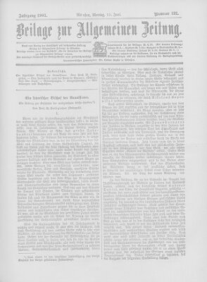 Allgemeine Zeitung Montag 15. Juni 1903