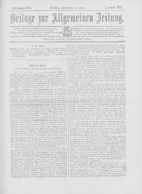 Allgemeine Zeitung Donnerstag 18. Juni 1903