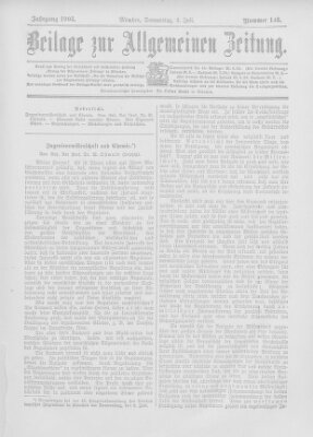 Allgemeine Zeitung Donnerstag 2. Juli 1903