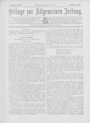 Allgemeine Zeitung Samstag 18. Juli 1903