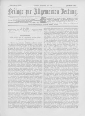 Allgemeine Zeitung Mittwoch 22. Juli 1903