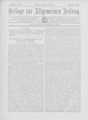 Allgemeine Zeitung Dienstag 28. Juli 1903