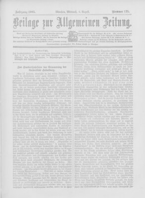 Allgemeine Zeitung Mittwoch 5. August 1903