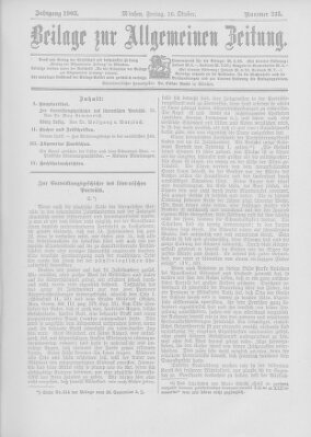 Allgemeine Zeitung Freitag 16. Oktober 1903