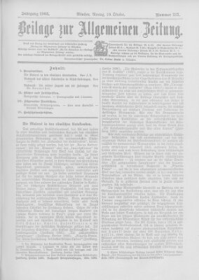 Allgemeine Zeitung Montag 19. Oktober 1903