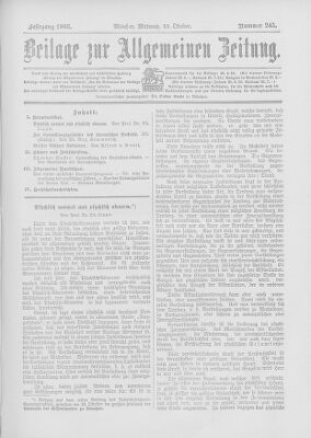 Allgemeine Zeitung Mittwoch 28. Oktober 1903