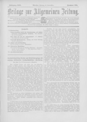 Allgemeine Zeitung Freitag 6. November 1903