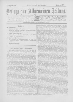 Allgemeine Zeitung Mittwoch 25. November 1903