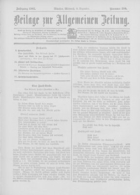 Allgemeine Zeitung Mittwoch 9. Dezember 1903