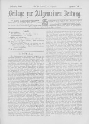 Allgemeine Zeitung Dienstag 22. Dezember 1903