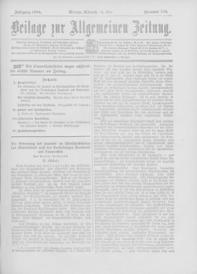 Allgemeine Zeitung Mittwoch 11. Mai 1904