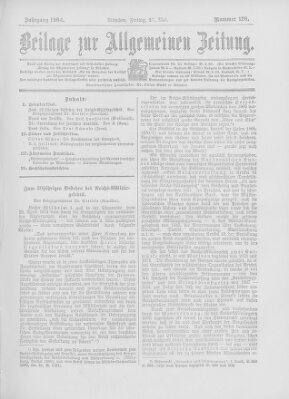 Allgemeine Zeitung Freitag 27. Mai 1904