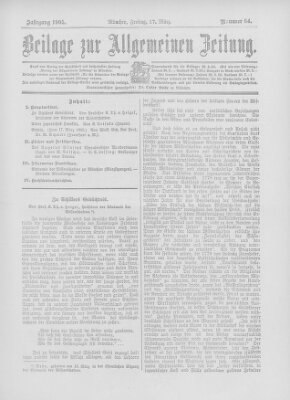 Allgemeine Zeitung Freitag 17. März 1905