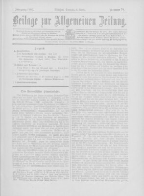 Allgemeine Zeitung Sonntag 2. April 1905