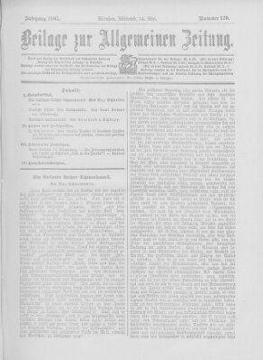 Allgemeine Zeitung Mittwoch 24. Mai 1905