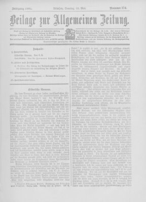 Allgemeine Zeitung Sonntag 28. Mai 1905