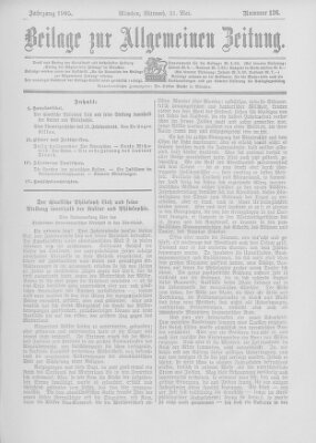 Allgemeine Zeitung Mittwoch 31. Mai 1905