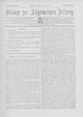 Allgemeine Zeitung Samstag 10. Juni 1905