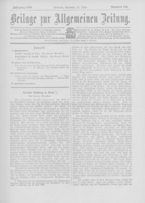 Allgemeine Zeitung Mittwoch 21. Juni 1905