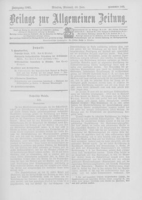 Allgemeine Zeitung Mittwoch 28. Juni 1905