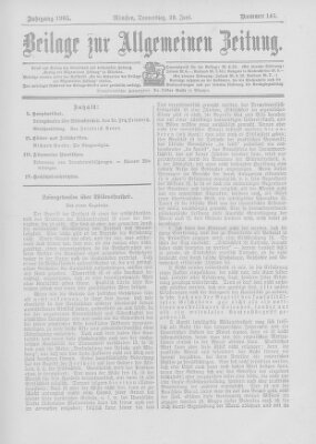 Allgemeine Zeitung Donnerstag 29. Juni 1905