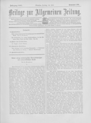 Allgemeine Zeitung Freitag 14. Juli 1905