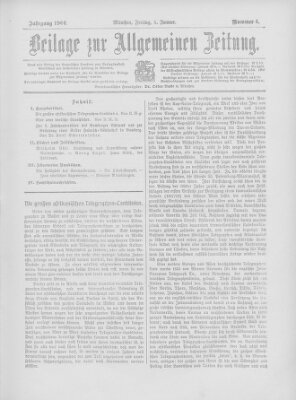 Allgemeine Zeitung Freitag 5. Januar 1906