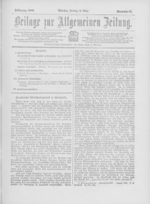 Allgemeine Zeitung Freitag 9. März 1906